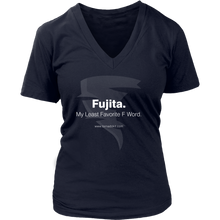 Fujita. My Least Favorite F Word. Women's V-Neck T-Shirt