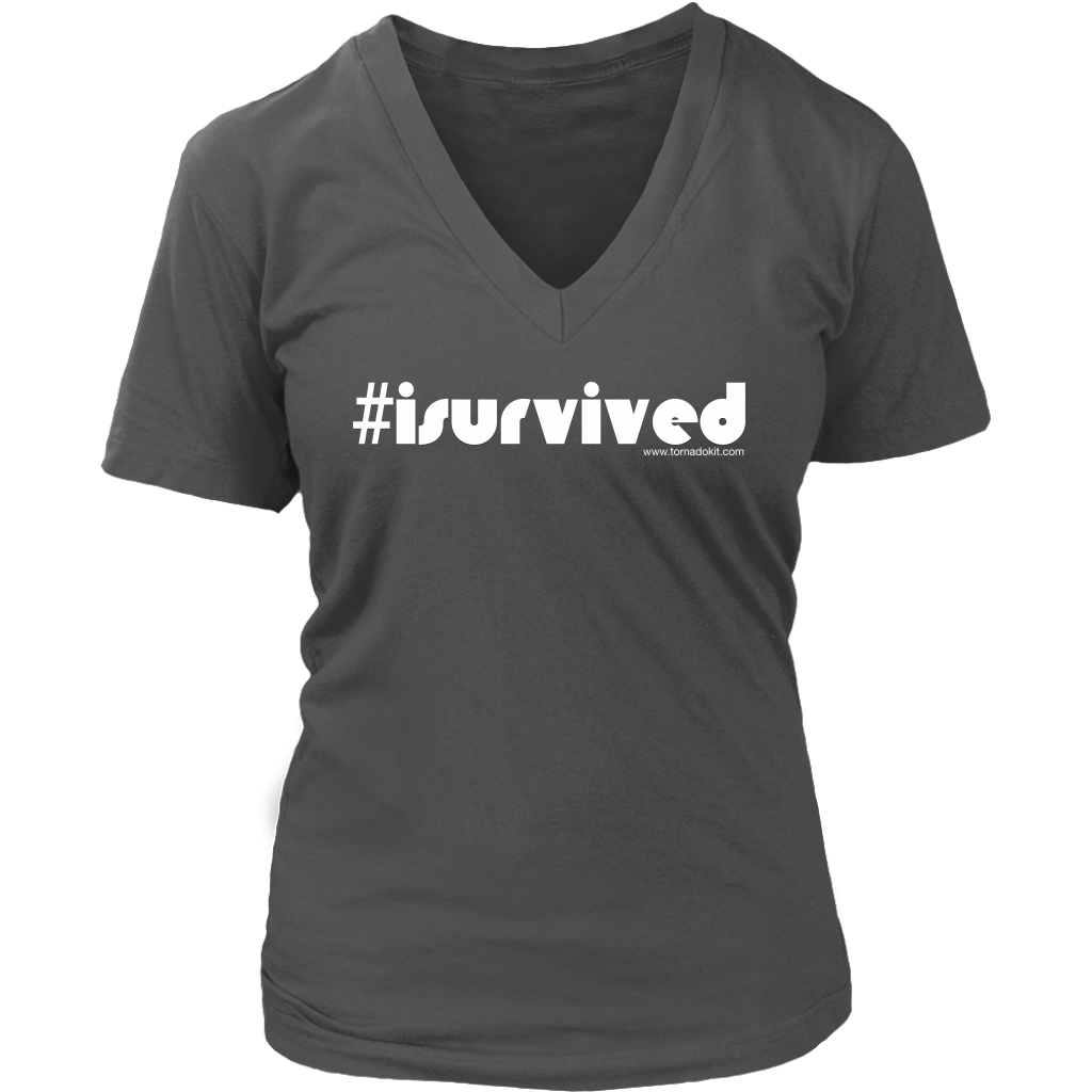 I Survived Women's V-Neck T-Shirt