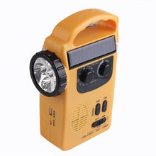 Emergency Solar Dynamo Radio USB Charger Outdoor Solar Power Camping Light LED Lamp Survival Crank Flashlight Hiking Lamp Torch
