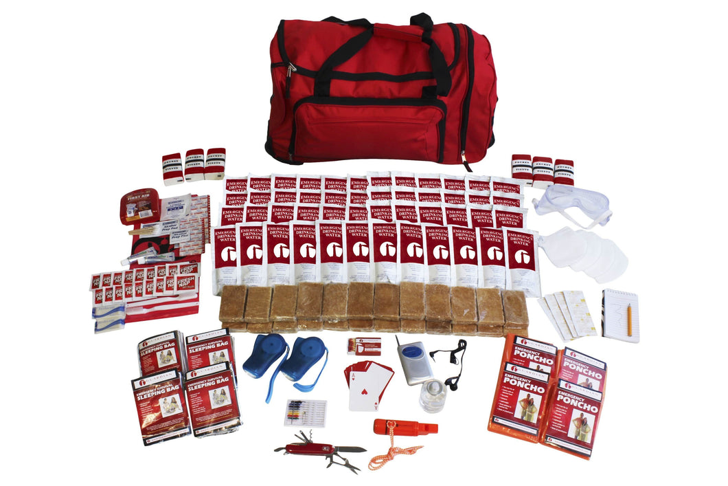4 Person Deluxe Survival Kit - Tornado Kit - Tornado Emergency Kit - Tornado Safety - Tornado Survival Kit - Disaster Kit - Preparing for a Tornado - Tornado Preparedness 